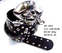 Caribbean pirate styled fashion wear from online China export warehouse outlet, imitation leather belt with skull and sword silver buckle
